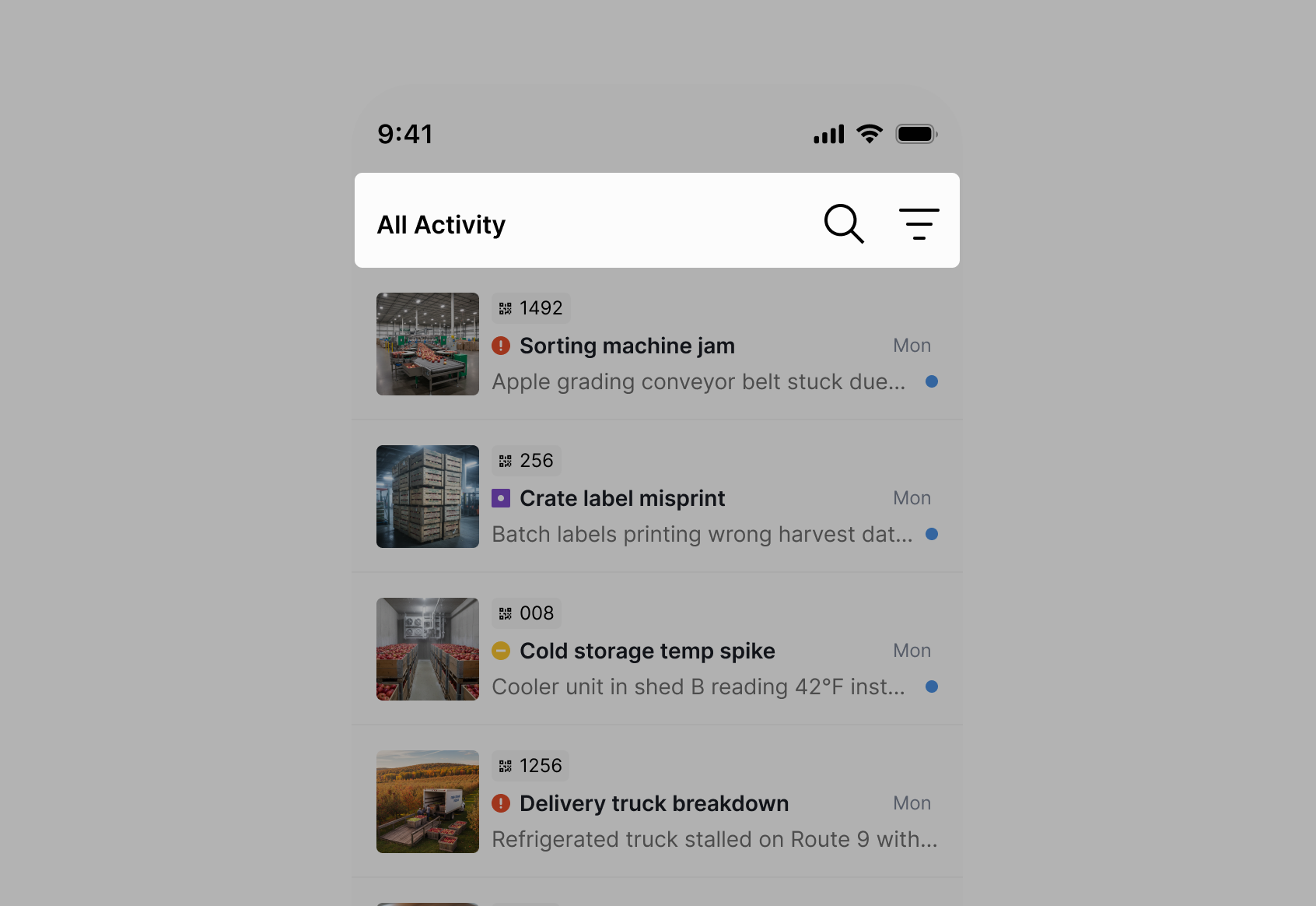 After — All Activity mobile feed